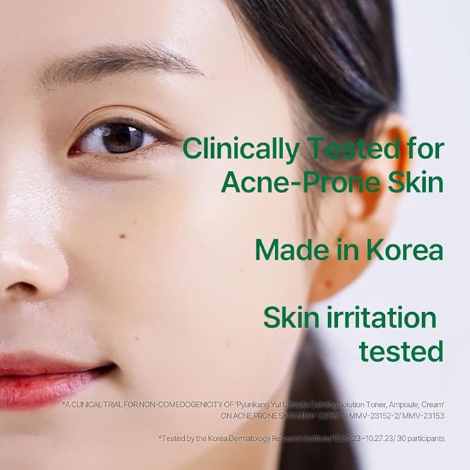 Pyunkang Yul Ultimate Line Skincare Set, Mother's day gift for mom, Calming Solution Toner, Ampoule & Cream, Traditional Korean-Style Packaging, Zero-Irritation (3-item set)-BrightBean Baby