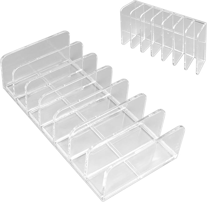 Makeup Organizer, Compact Makeup Palette Organize, for Bathroom Countertops, Vanities, Cabinets, Sleek Modern Cosmetics Storage Solution for - Eyeshadow Palettes, Contour Kits, Blush-BrightBean Baby