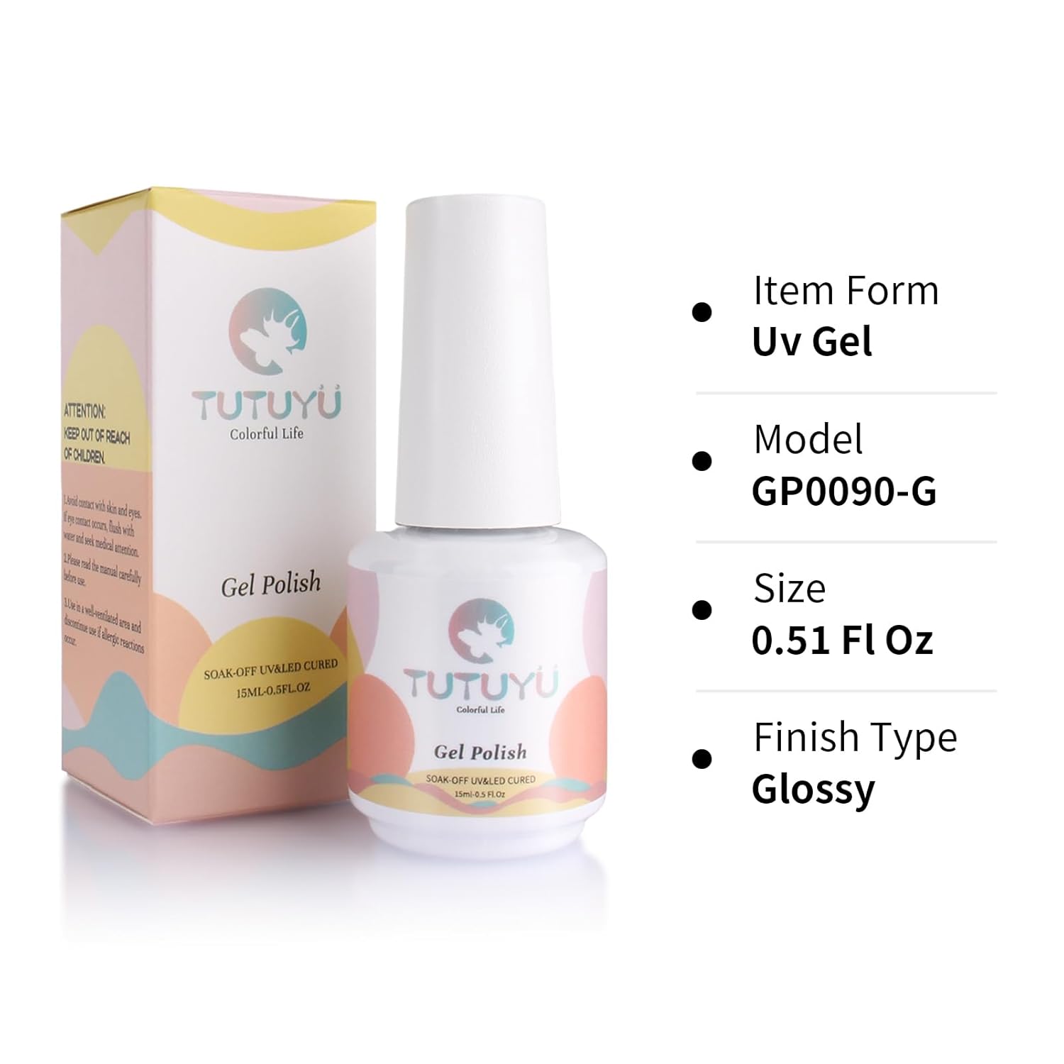 Rose Gold Super Glitter Gel Nail Polish,15ml UV/LED Soak Off Sparkly Rose Gold Gel Polish for Manicure Salon or DIY Nail Art at Home,Holiday Party Color - GP0090-BrightBean Baby