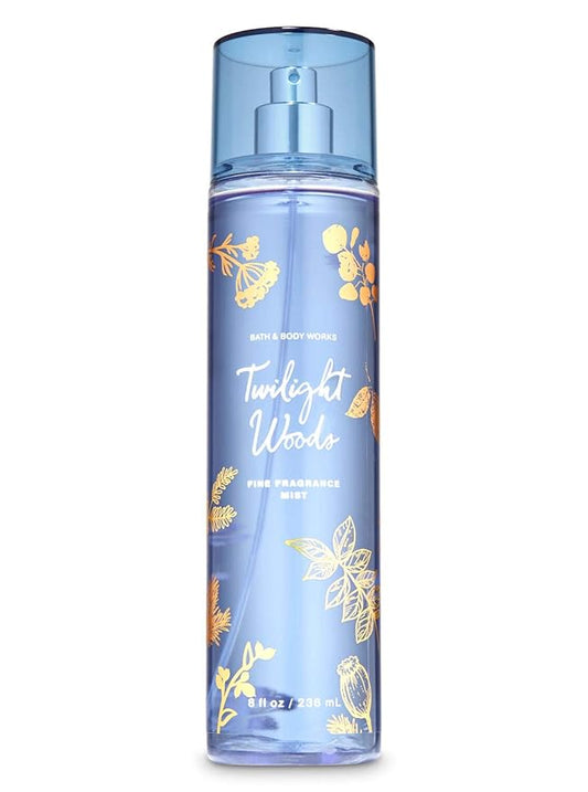 Bath Body Works Twilight Woods 8.0 oz Fine Fragrance Mist (Version may vary Red/Blue)-BrightBean Baby