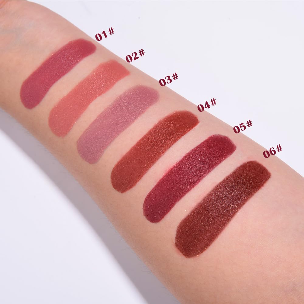 Pink Purple Metallic Lipstick for Women,Lightweight Shimmer Frosted Lipstick,Glitter Lip Gloss Stain Long Lasting Waterproof Smudge Proof 24 Hour Full Coverage Lip Makeup,Vegan-BrightBean Baby