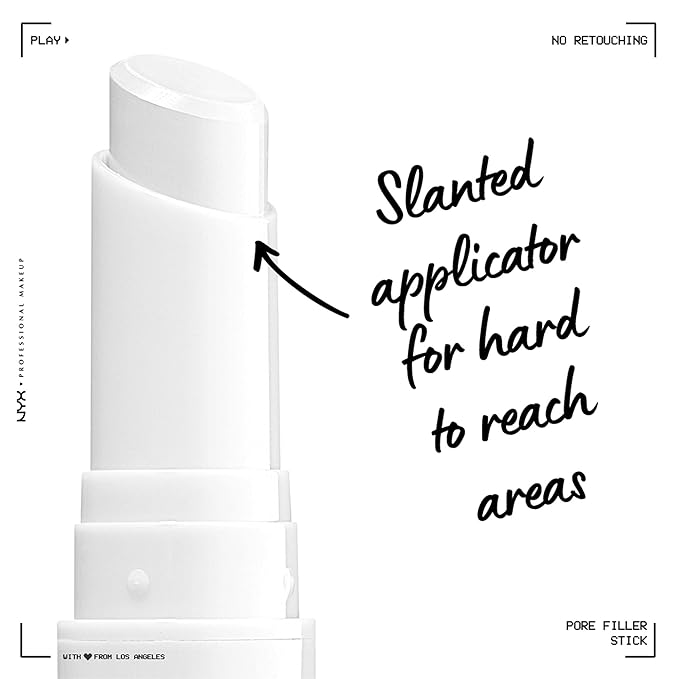 NYX PROFESSIONAL MAKEUP Pore Filler Blurring Primer and Targeted Primer Stick Bundle, Vegan Face Primers-BrightBean Baby