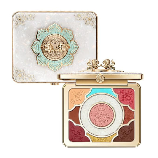 zeesea [Palace Identity Tang Romance Makeup Palette (01# Trio Glaze)-BrightBean Baby