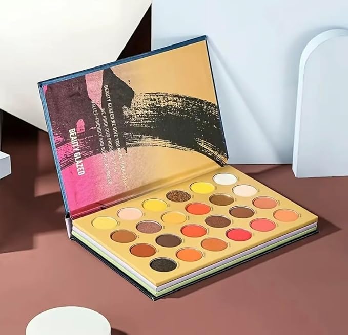 Generic Majical Book of Beauty Makeup Palette, 72 Colors, 3-Layer Folding Book, Eyeshadow Palette, Long Lasting-BrightBean Baby