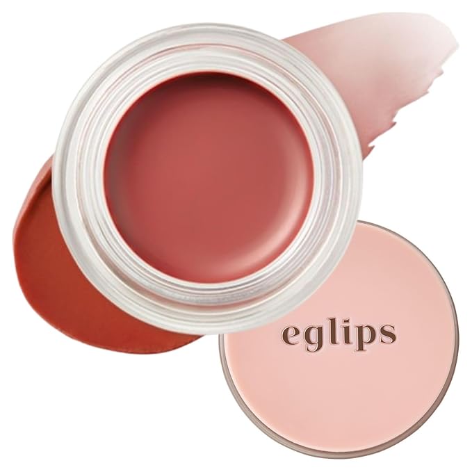EGLIPS Lip & Cheek Glow Balm - Multi-Use Tinted Melting Balm Blush for Lips & Cheeks Builable and Blendable Texture (05 WAVY, 0.18 oz)-BrightBean Baby