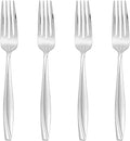 Oneida Silverware Set, Camlynn Everyday Flatware 4-Piece Salad Forks Set, Service For 4, 18/0 Stainless Steel, Mirror Finish, Dishwasher Safe, Home And Kitchen Utensils (Silver, 4 Piece)
