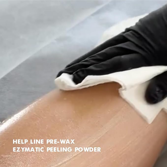 Italwax Help Line Enzymatic Peeling Powder 3.17 oz (90g) – Gentle Facial Exfoliant with Papain and Bromelain – Pre-Waxing Skincare – for Professional and Home Use-BrightBean Baby