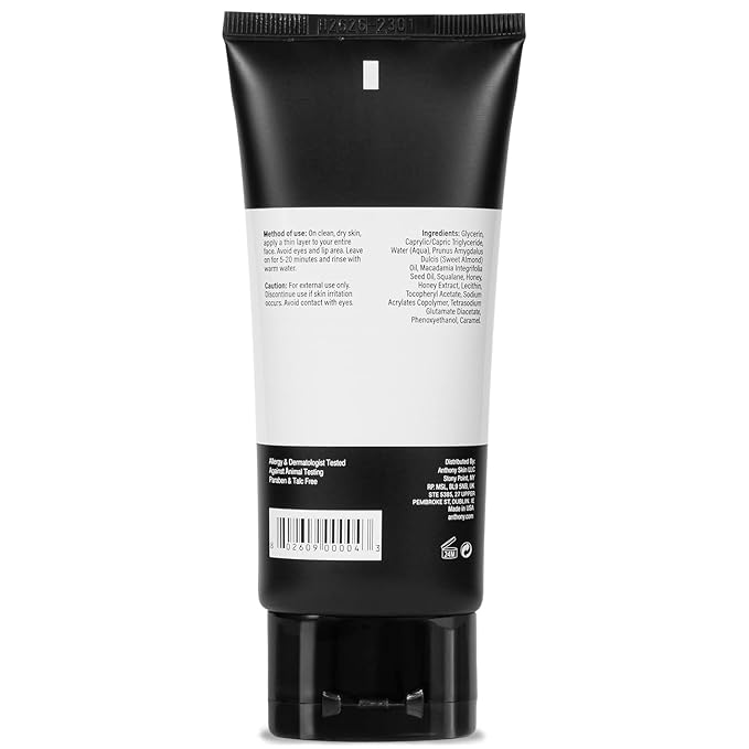 Anthony Hydrate + Repair Honey Mask, Stimulates Your Skin and Opens Pores with Honey, Vitamins C & E, Glycerin, Sweet Almond, Squalane, and Calendula, Soothes and Moisturizes Dry to Normal Skin - 3 Oz-BrightBean Baby