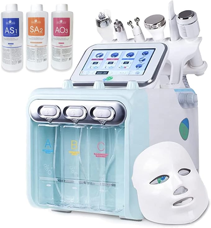 BRÜUN Facial Care Machine – A 7 in 1 Multifunctional Face Care Device for Skin Moisturizing – A Vacuum Cleaning Jet for Home and Beauty Salon-BrightBean Baby