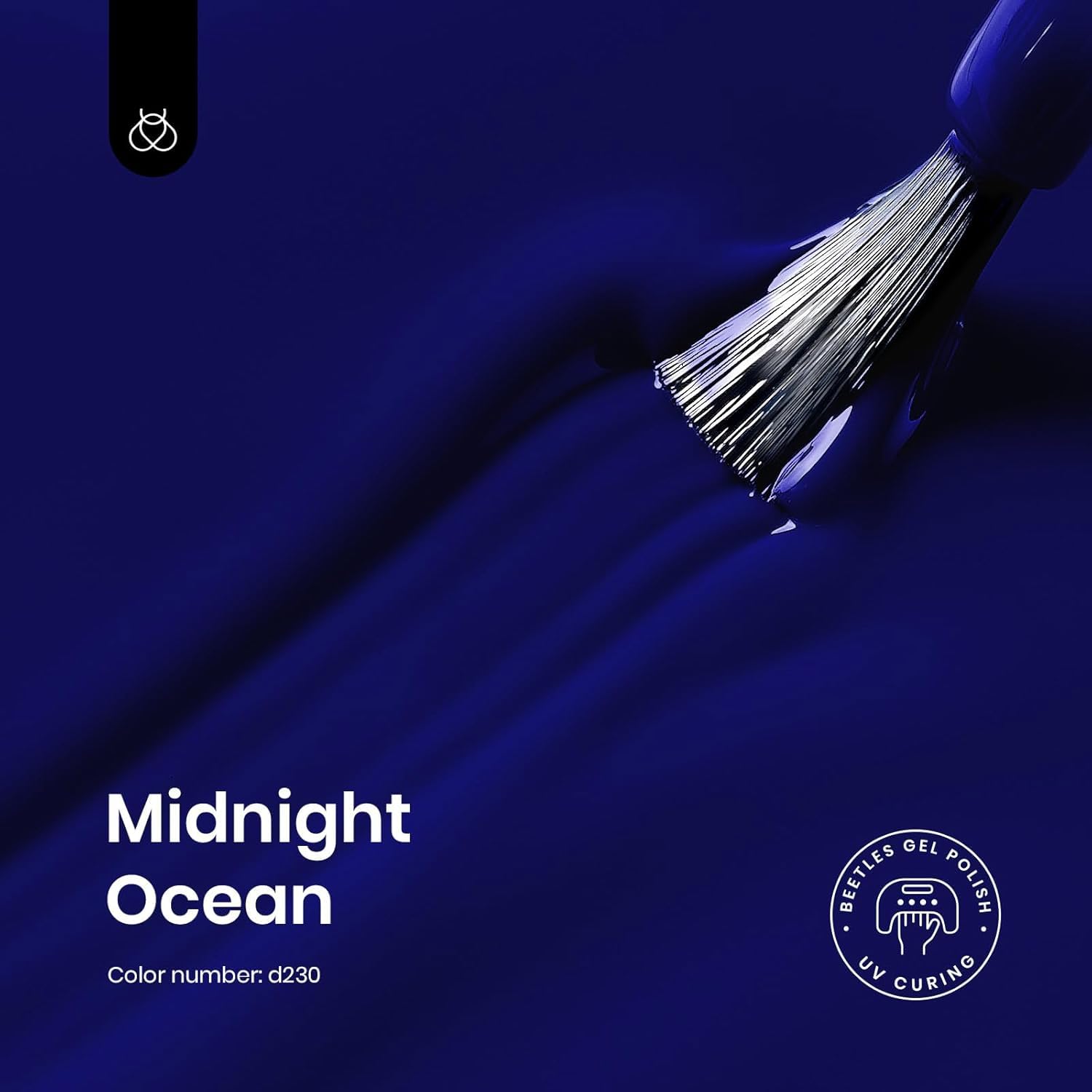 Beetles Navy Blue Gel Nail Polish, 15ml Midnight Ocean Dark Blue Soak Off Uv LED Nail Lamp Gel Nail Polish Manicure Salon and DIY at Home-BrightBean Baby