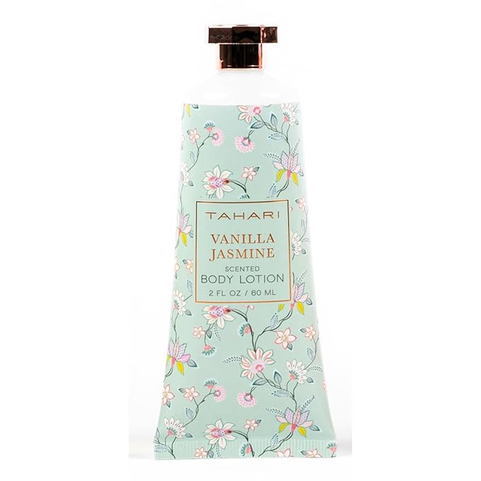 Tahari Spa Gift Set for Women, Vanilla Jasmine Spa Set, Bath Kit for Women Gift Set Includes Body Lotion, Body Wash, Body Scrub, Lotion Gift Set for Women, Birthday Gifts For Women - (Floral)-BrightBean Baby