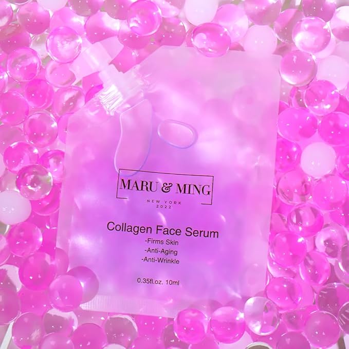 Tres Amigos Collection/Organic Hyaluronic Acid, Vitamin C, Collagen Korean Face Serums 1 oz. Total Weight-BrightBean Baby