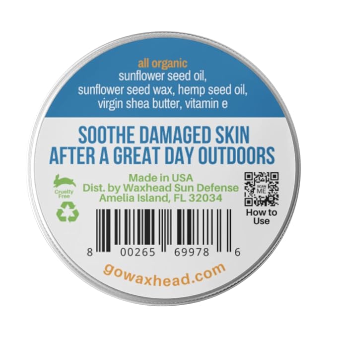 Waxhead Aftersun Body Butter for Sunburn Relief - Also great Tattoo Balm, Eczema Cream for Kids Adults, After Sun Lotion, Sunburn Treatment, Healing Salve-BrightBean Baby