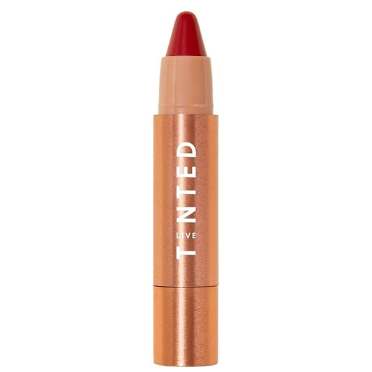 Live Tinted Huestick: All-over Color Corrector Multistick for Brighter, Balanced Skin, Works on Lips, Cheeks, And Eyes, Vitamins C+E Soothes, Heals & Nourishes Damaged Skin - Origin 3g / 0.1oz-BrightBean Baby