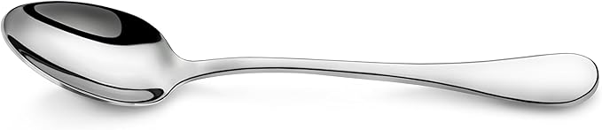 Artaste Rain 18/10 Stainless Steel (Silver (Set of 6), Espresso Spoon (4.85-Inch))