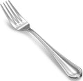 KEAWELL Pearl Edge 4-Piece Premium Fork Set, 18/10 Stainless Steel, Fine Silverware with Mirror Finish, Dishwasher Safe (4, 8" Dinner Forks)