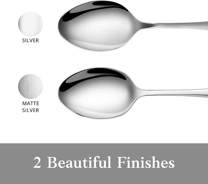 Artaste Rain 18/10 Stainless Steel (Matte, Dinner Spoon (12-Piece))