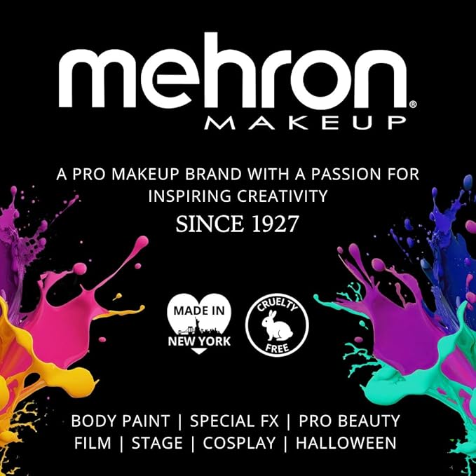 Mehron Makeup CreamBlend Stick | Face Paint, Body Paint, & Foundation Cream Makeup | Body Paint Stick Perfect for Halloween Makeup .75 oz (21 g) (Medium Dark 2)-BrightBean Baby