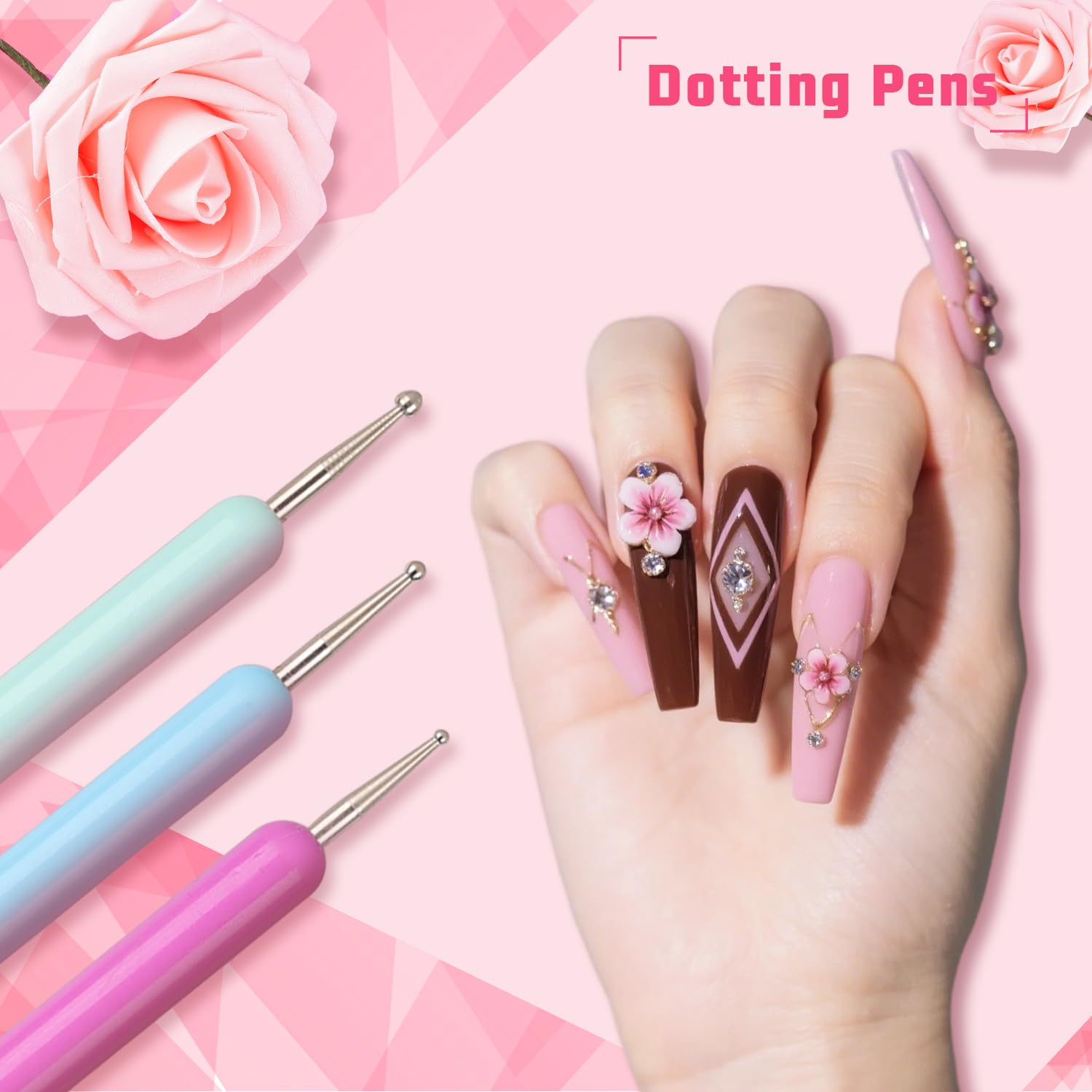 Sponge Pat Paint Nail Gel, Ombre Nails Gradient Gel Nail Blush Blooming Aura Nails Drawing Stripper Floral Painting DIY Nail Art, No Wipe, UV/LED Curing (16 Colors H)-BrightBean Baby