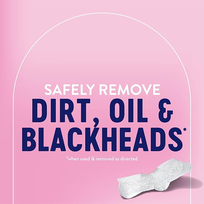 Bioré Nose+Face Blackhead Remover Strips, Deep Cleansing Strips for Nose, Chin, or Forehead, Instant Blackhead Removal and Pore Unclogging, Oil-free, Non-Comedogenic Use, Value Size 24 Count-BrightBean Baby