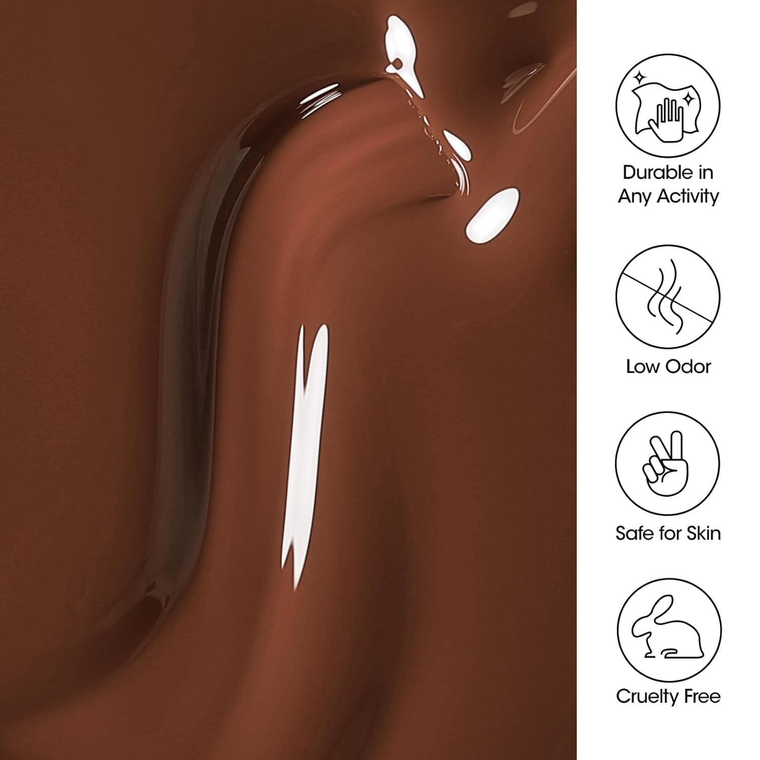 Gellen Brown Gel Nail Polish 18 ML Dark Brown Gel Polish Chocolate Coffee Nail Polish Gel Fall Winter Soak Off U V LED Nail Lamp Gel Polish for French Nails Home Salon DIY Manicure, 0.61 Fl Oz-BrightBean Baby