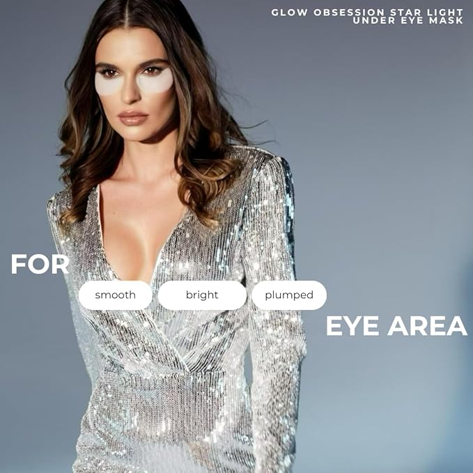 Anti-age under eye masks - With Hyaluronic Acid, Collagen & Vitamin C. Natural gel eye masks, under eye gel patches for dark circles & puffy eyes. Anti wrinkle skincare, hydrating & soothing. 20 pairs-BrightBean Baby