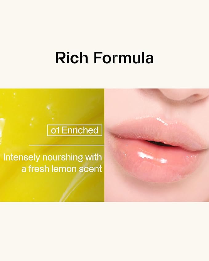 Vitamin Ampoule Lipcerin (01 Enriched, 0.5fl oz) - Moisturizing & Nourishing Lip Gloss Balm, Overnight Korean Skin Care Sleeping Mask. Vitamin C, Vegan.-BrightBean Baby