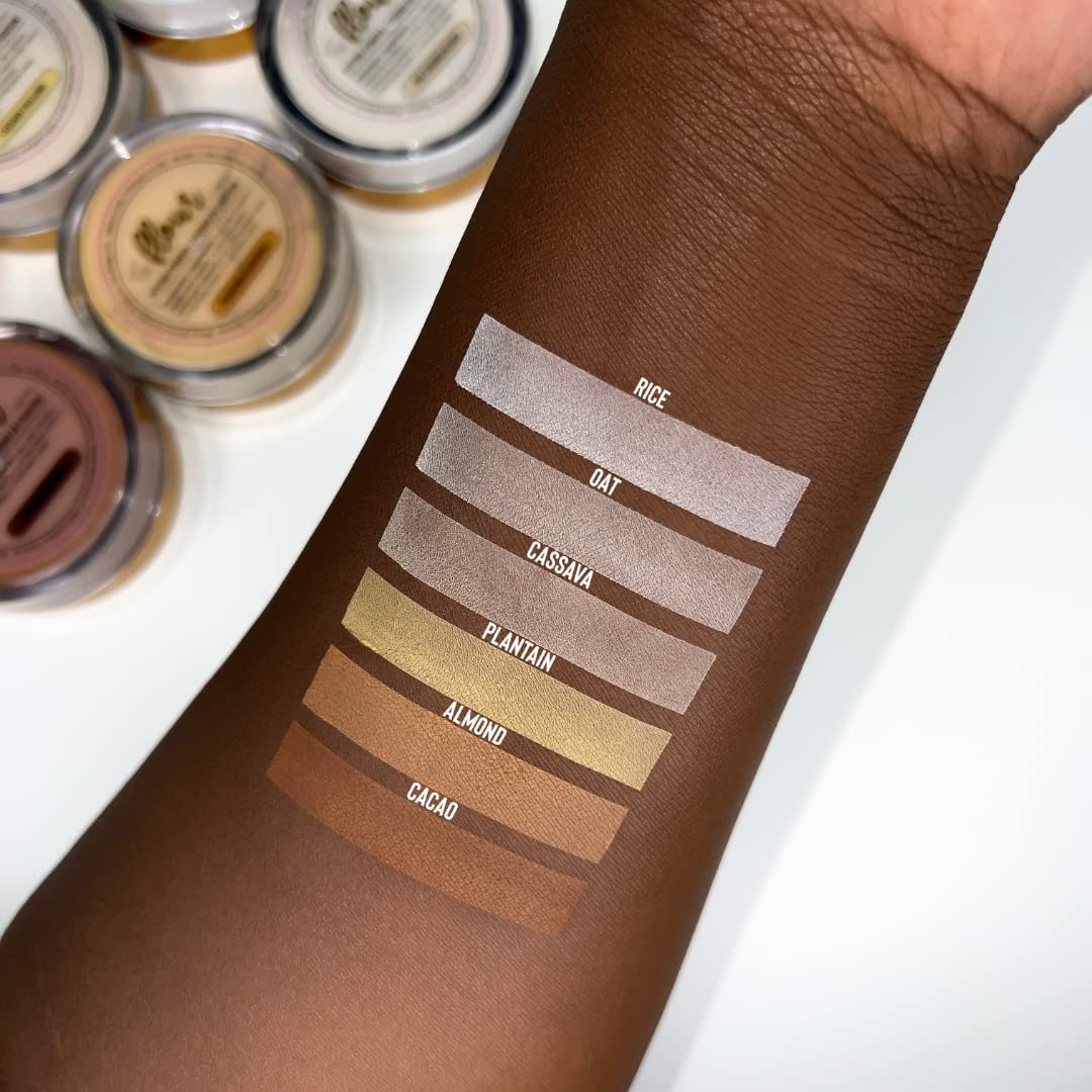 Beauty Bakerie Flour Setting Powder for Foundation, Loose Face Powder Makeup, Perfect for Oily Skin, Long-Lasting Matte Finish, Ideal for Baking and Blurring, 0.5oz, Plantain (Caramel)-BrightBean Baby