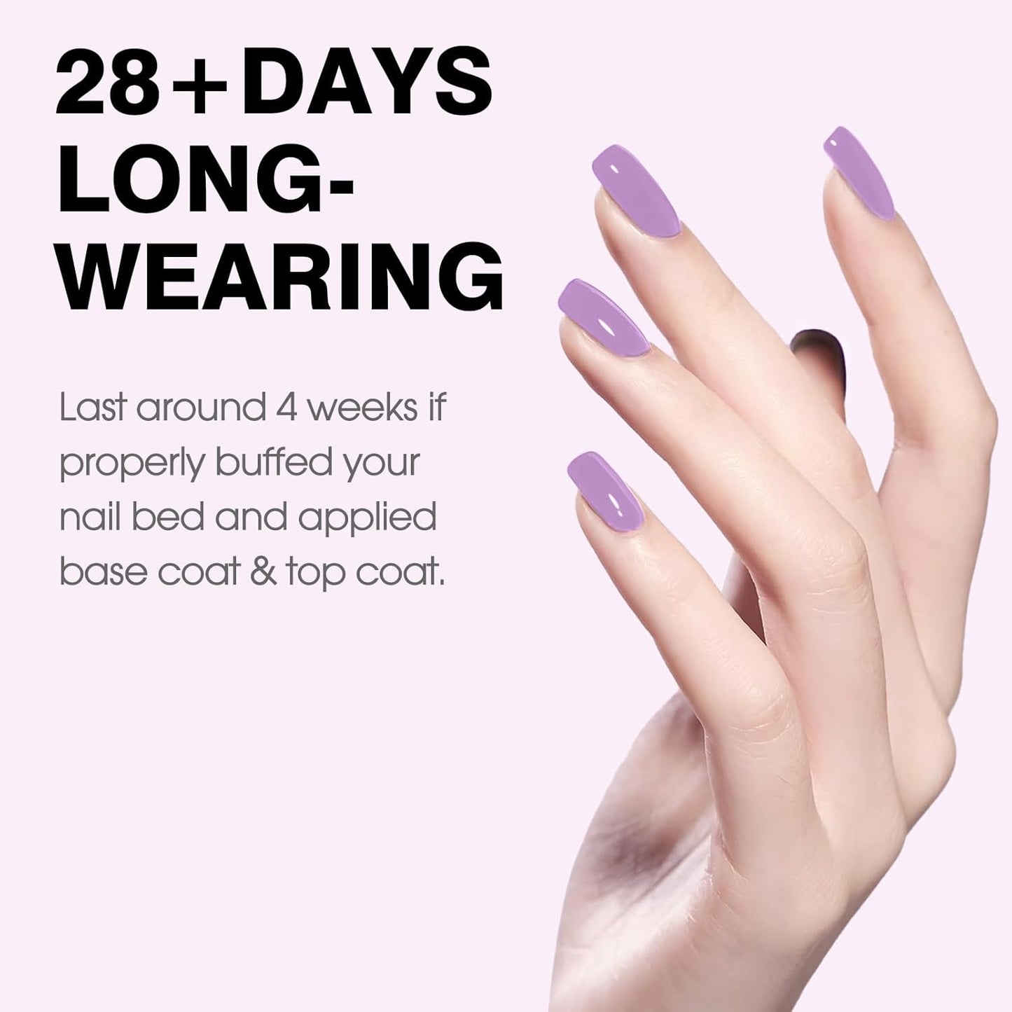 CANNI Purple Wisteria Nail Gel Polish – High Gloss Soak Off UV LED Gel, Long-Lasting Salon Manicure DIY Nail Art Gel Polish For Women-BrightBean Baby