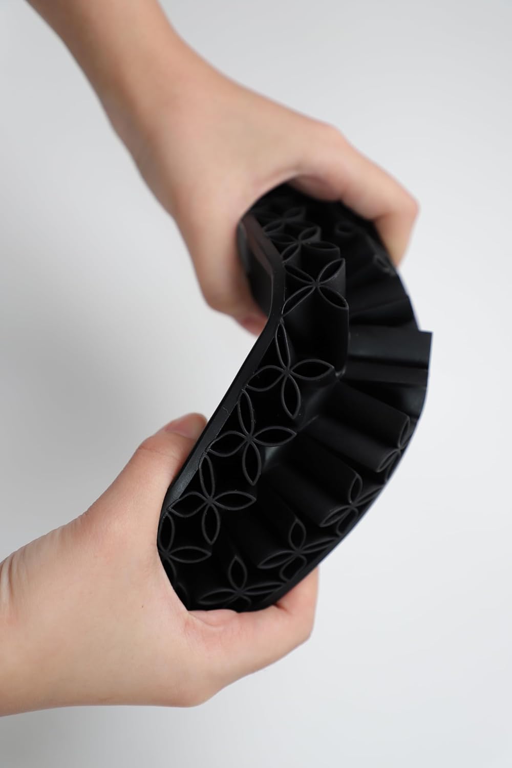 Upright Silicone Brush Holder with Round Corners - Black-BrightBean Baby