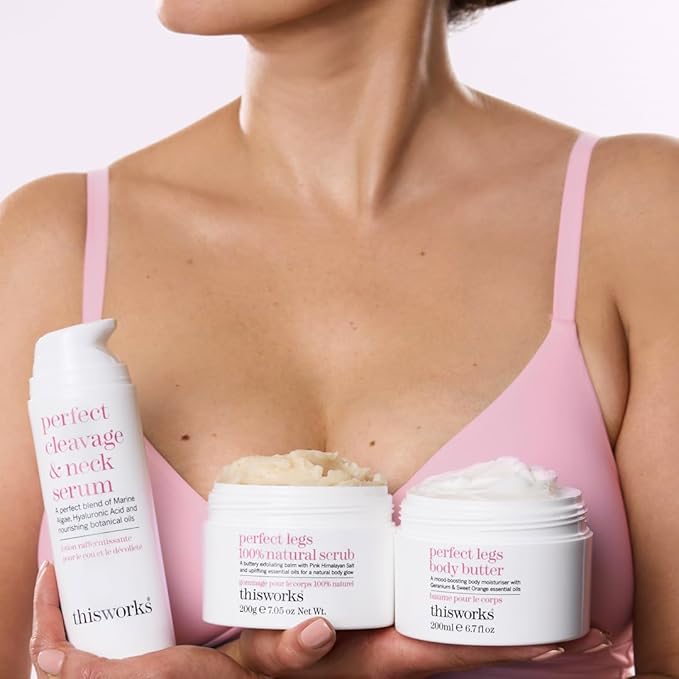 This Works Perfect Cleavage & Neck Serum with Marine Algae & Hyaluronic Acid – Neck Cream Firms & Hydrates – 5 fl oz-BrightBean Baby