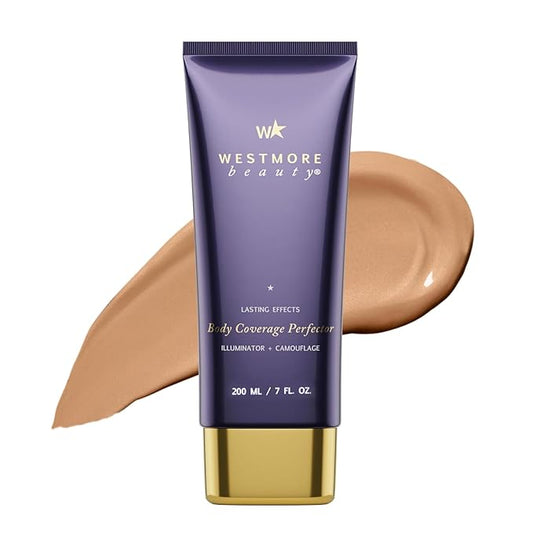 Westmore Beauty Body Coverage Perfector – Waterproof Leg & Body Makeup - Tattoo Cover Up Makeup - 7 Oz (Natural Radiance)-BrightBean Baby