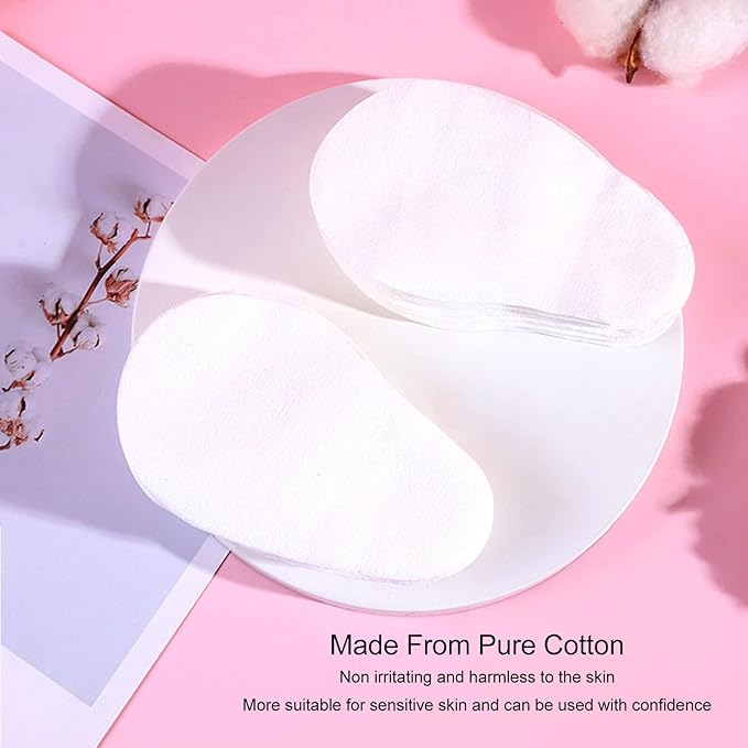 400pcs Disposable Eye Mask Paper, Moisturizing Pure Cotton DIY Sheet for Under Eye Dark Circles, Irritating DIY Eye Supplies-BrightBean Baby