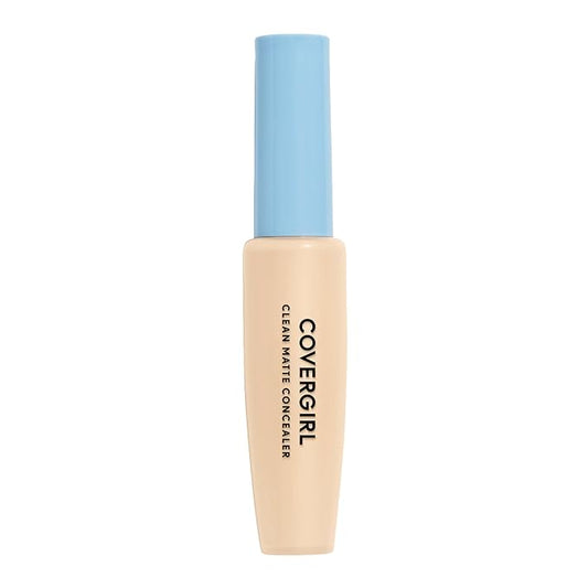 COVERGIRL - Clean Matte Concealer, Oil-Free, Lightweight Formula, Blendable, Natural-Looking Coverage, 100% Cruelty-Free-BrightBean Baby