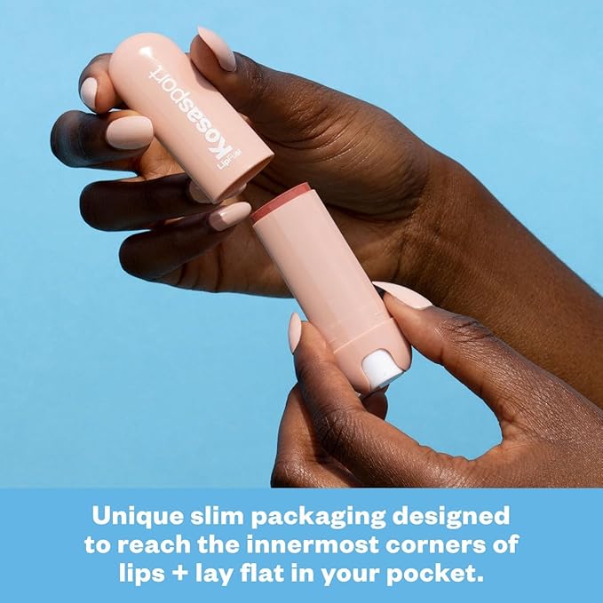 Kosas Lipfuel Hyaluronic Active Sport Lip Balm - Hydrates, Energizes and Protects - Natural Lip Treatment and Care (Flow)-BrightBean Baby