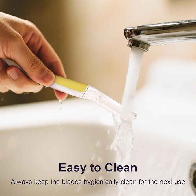 Face Razors for Women, Dermaplane Razor for Women Face, Eyebrow Razor, Dermaplaning Tool, Skin Safe Microblades, Peach Fuzz Remover (9ct, Solar Veil)-BrightBean Baby