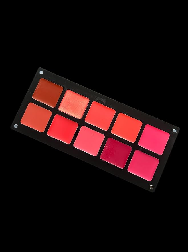 Cheeks & Lip Palette | Lipstick and Blush | Cream Formula | Reusable Magnetic Case | For All Skin Types-BrightBean Baby