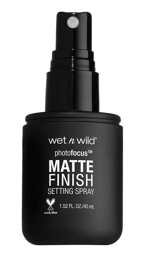 wet n wild Photo Focus Setting Mist, Up to 24HR Wear, Lightweight & Nourishing Aloe Formula Suitable for All Skin Types, Cruelty-Free & Vegan - Matte Appeal-BrightBean Baby
