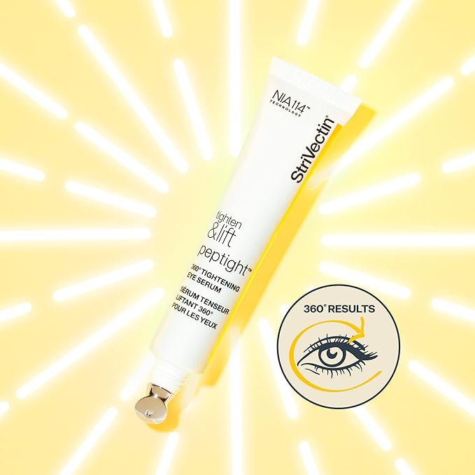 StriVectin Tighten & Lift Peptight 360 Degree Eye Serum with Tightening & Brightening Peptides for Wrinkles, Under Eye Bags and Puffiness, 1 fl. Oz-BrightBean Baby