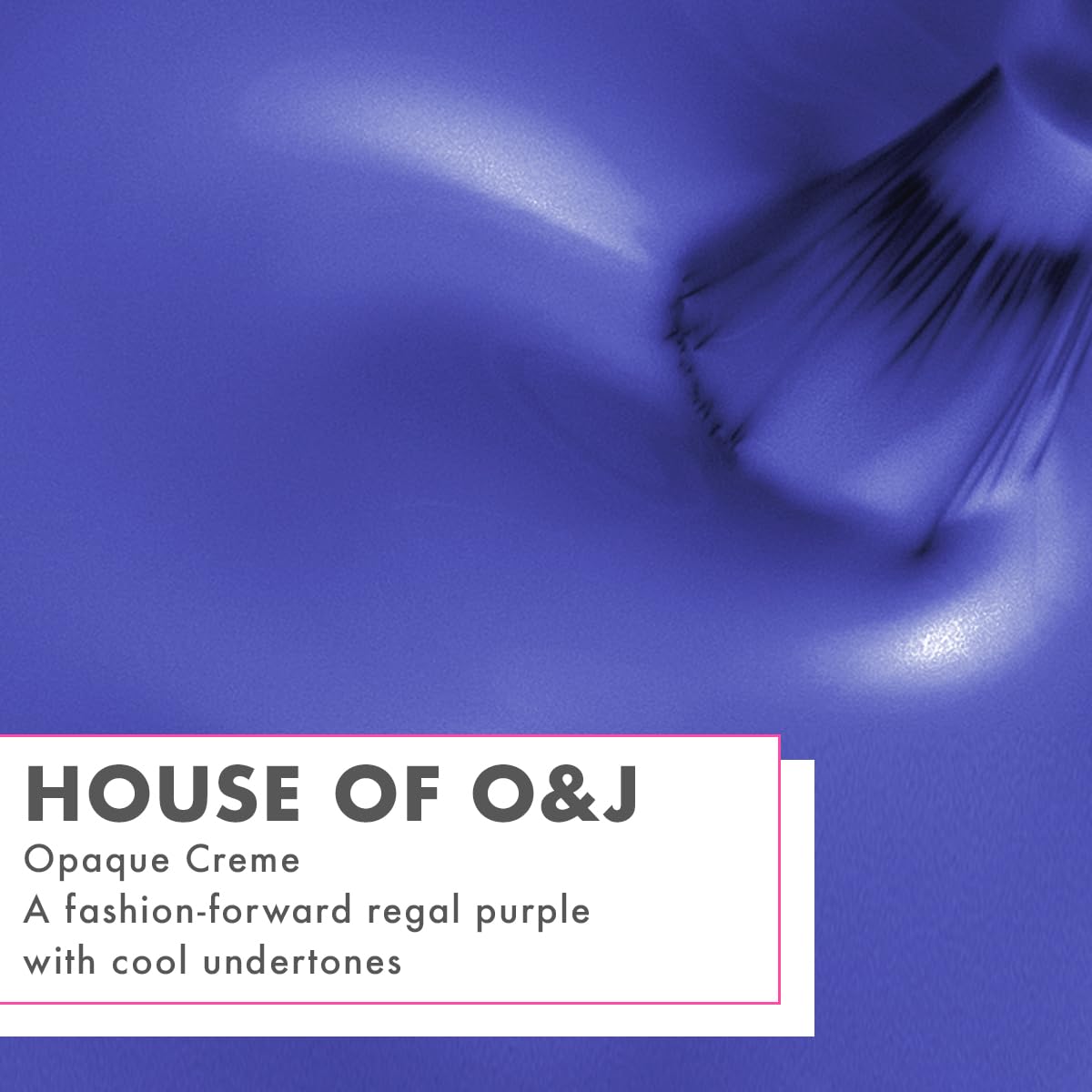 Olive & June Long Lasting Nail Polish | Plump Gel-Like Finish No Lamp Needed | Lasts up to 10 days | Salon-Quality at Home | 15-Free Vegan Cruelty-Free Chip-Resistant Shine | House of O&J Regal Purple-BrightBean Baby