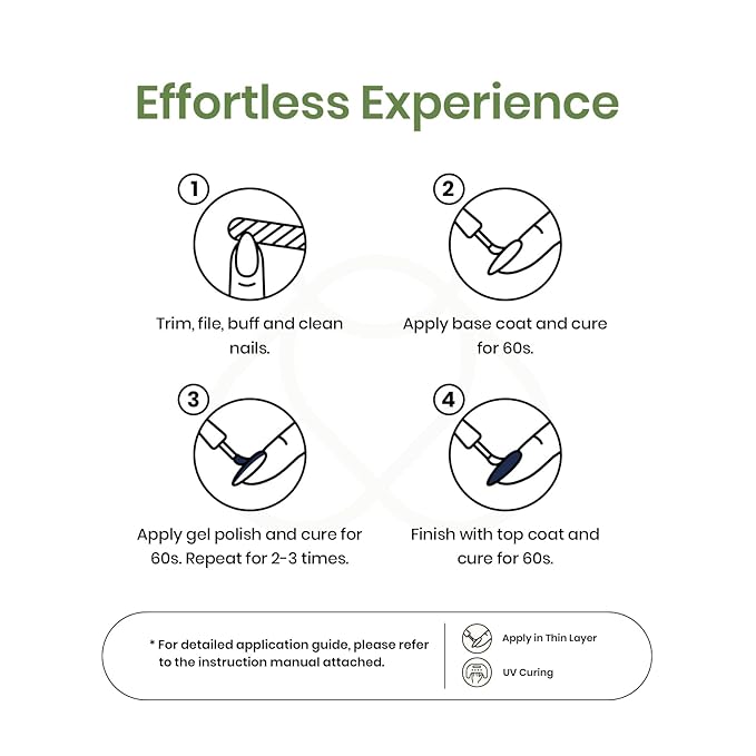 Beetles Green Gel Nail Polish Set - 6 Colors Green Gray Blue Glitter Nail Gel Polish Soak off Uv Gel Nail Art Manicure Gifts for Women-BrightBean Baby