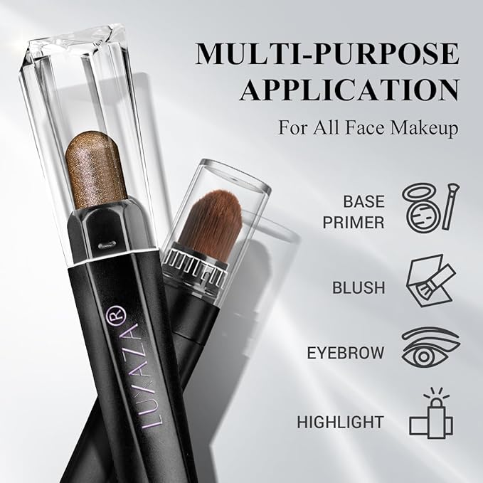 Neutral Eyeshadow Stick Makeup Set, Metallic Shimmer Matte Cream Eye Shadow Eyeliner Brightener Pencil Crayon - Classic 6PCS A016