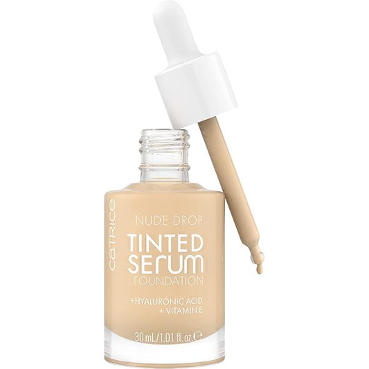 Catrice | Nude Drop Tinted Serum Foundation | Lightweight, Hydrating, Buildable Coverage | Enriched with Hyaluronic Acid & Vitamin E | Vegan & Cruelty Free (004N)-BrightBean Baby