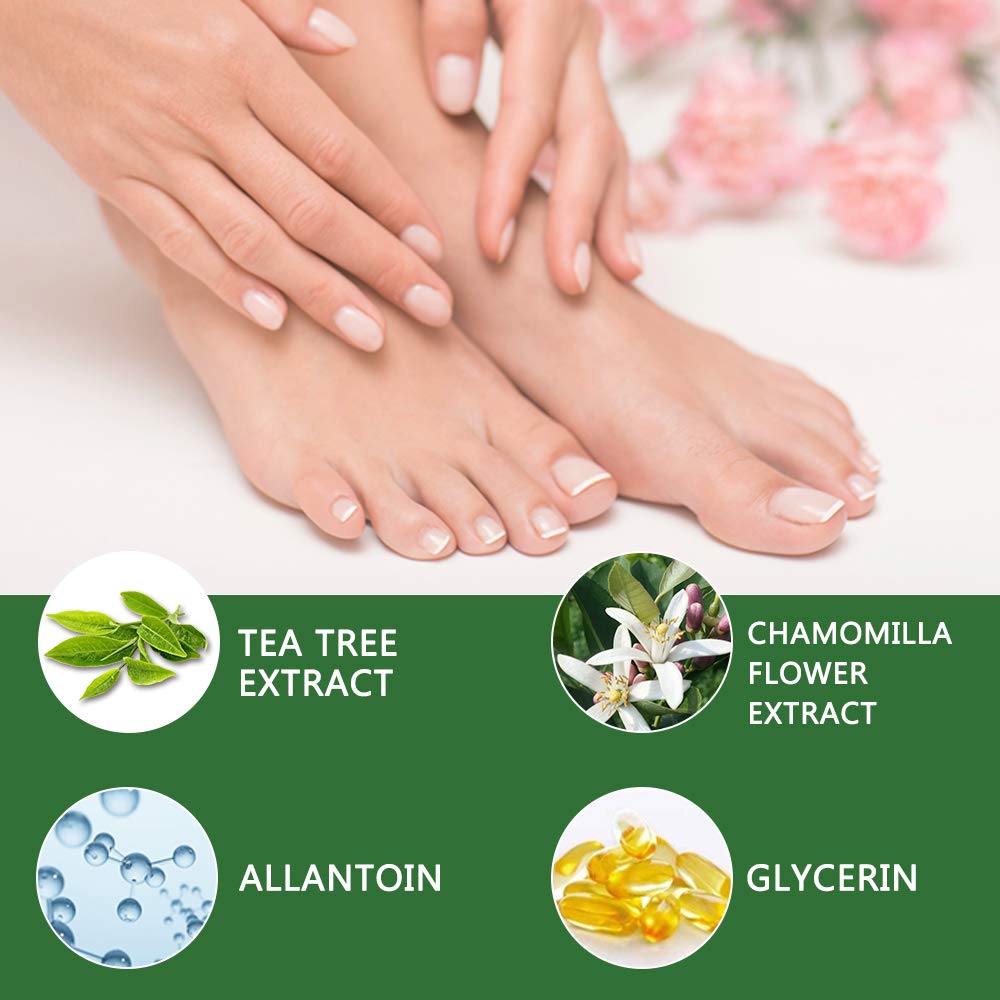 Foot Peeling Mask Moisturizing Socks 5Pairs, Foot Mask Remove Dead Skin, Rough Callus and Cracked Heels, Dry Skin Moisturizer for Soft and Smooth Baby Touch Feet (Tea Tree)-BrightBean Baby
