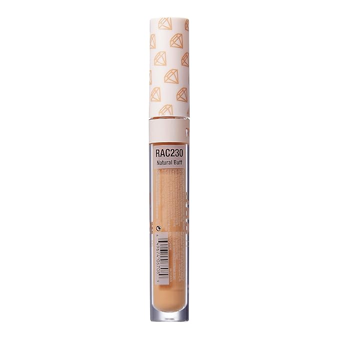 Ruby Kisses All Day Concealer Lightweight Full Coverage Multi-Use Concealer 0.13 Fl Oz (Natural Buff)-BrightBean Baby