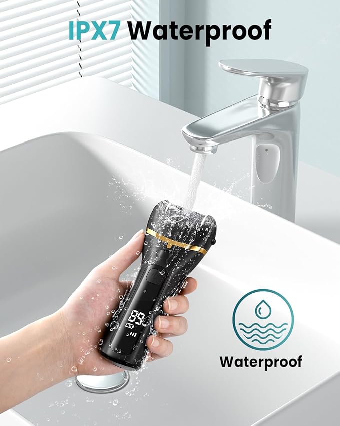 Electric Foot Callus Remover with 10000 RPM Motor and 3-Speed Settings, Foot File Kit with LED Light and Display for Women’s Home Pedicure, Waterproof Foot Grinder with Type-C Charging-BrightBean Baby