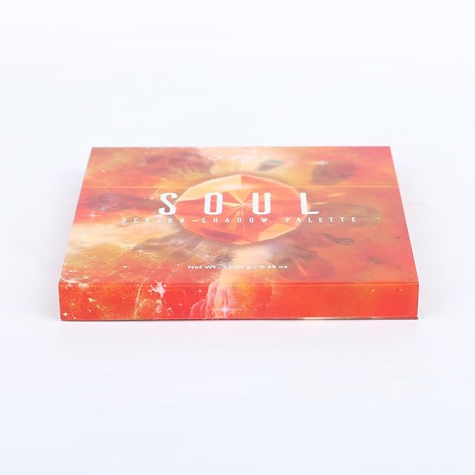 docolor Eyeshadow Palette 9Colors Orange Eyeshadow Gemstone Shadow Palettes Highly Pigmented Mattes Shimmers Smokey Glitter Cream Colorful Powder Blendable Long Lasting Waterproof Makeup Palette-BrightBean Baby