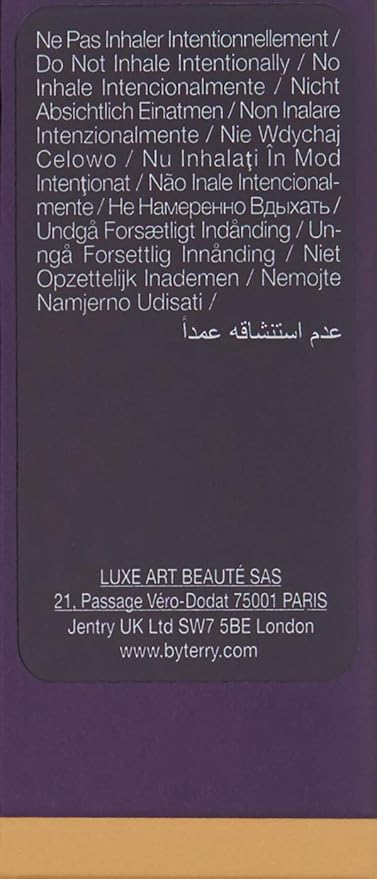 By Terry Hyaluronic Tinted Hydra-Powder, Non-Drying Loose Face Setting Powder, Blur Imperfections & Mattify, Dark, 0.35 oz-BrightBean Baby