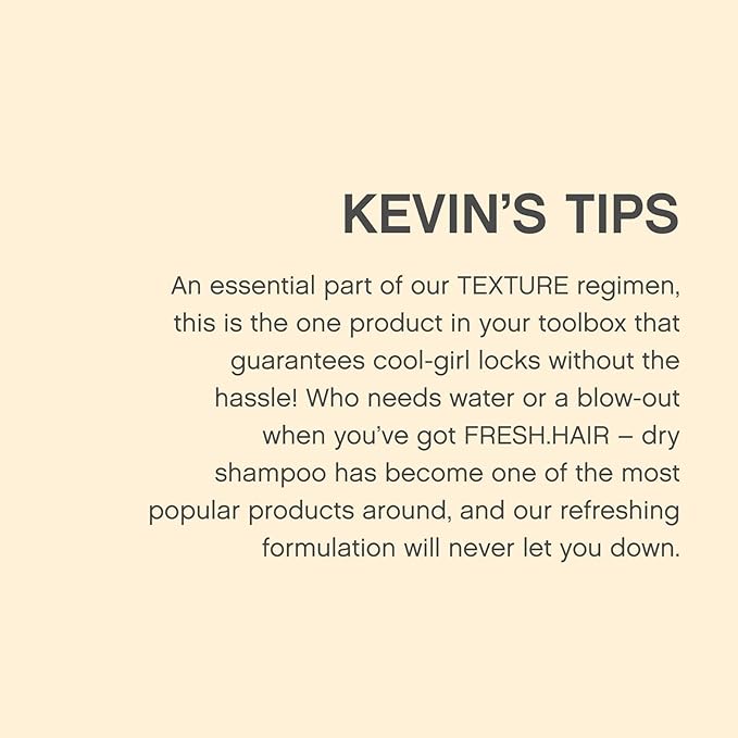 KEVIN.MURPHY FRESH.HAIR - Dry Shampoo Spray - For All Hair Types - Sulphate-Free Dry Shampoo - 250 mL / 8.45 fl oz-BrightBean Baby