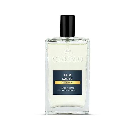Cremo Cologne for Men - Palo Santo Mens Cologne Spray - A Combination of Bright Cardamom, Dry Papyrus and Aromiatic Palo Santo, Fragrances For Men, 3.4 Fl Oz-BrightBean Baby